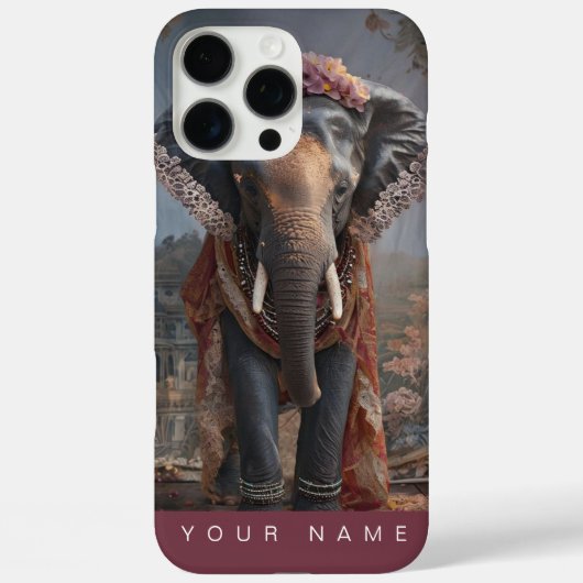 Botanischer Elefant Case-Mate iPhone Hülle (Rückseite)