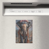 Botanischer Elefant Magnet (In Situ (Geschirrspüler))
