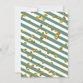 Botanischer Eleganter Arzt | Krankenversicherung D Dankeskarte (Rückseite)