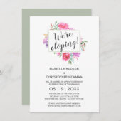 Botanischer Empfang Einladung (Vorne/Hinten)