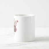 Botanischer Erntedank Kaffeetasse (Mittel)