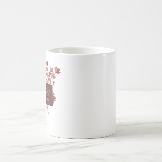Botanischer Erntedank Kaffeetasse (Mittel)