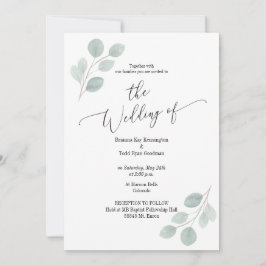 Botanischer Eukalyptus - Einladung