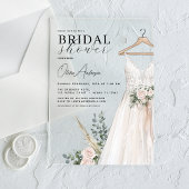 Botanischer Eukalyptus Modernes Brautparty Rustika Acryleinladungen