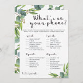 Botanischer Eukalyptus Was auf Ihrem Handyspiel is (Vorne/Hinten)