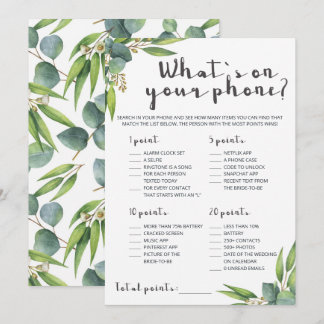 Botanischer Eukalyptus Was auf Ihrem Handyspiel is