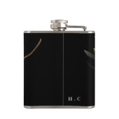 Botanischer Eukalyptus-Zweigstelle Flachmann (Rückseite)