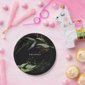 Botanischer Eukalyptus-Zweigstelle Pappteller (Party)