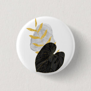 Botanischer exotischer Dschungel Button