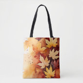 Botanischer Fall-Design Herbst Herbst Saison Tasche (Vorderseite)