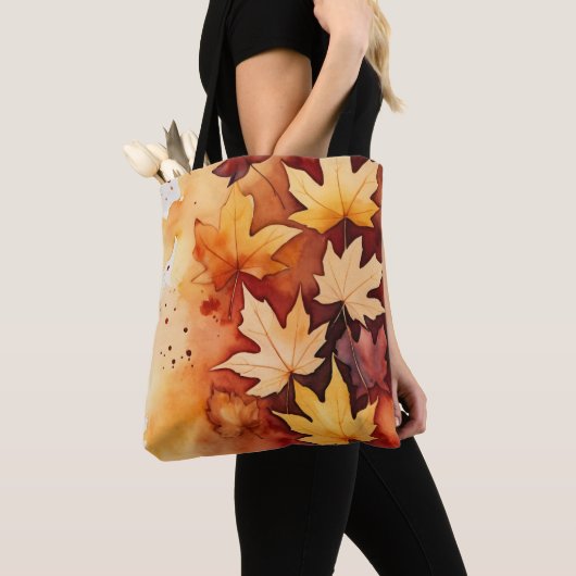 Botanischer Fall-Design Herbst Herbst Saison Tasche (Von Nahem)