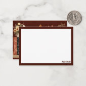 Botanischer Fall Mitteilungskarte (Vorderseite/Rückseite Beispiel)