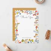 Botanischer Fall Mitteilungskarte (Vorderseite/Rückseite Beispiel)