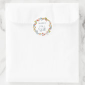 Botanischer Fall Runder Aufkleber (Tasche)