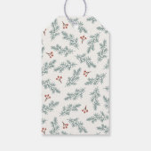 Botanischer Feiertag Geschenkanhänger (Rückseite)