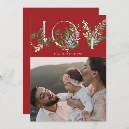 Botanischer Feiertag Weihnachten Traditionelles Ro (Vorne/Hinten)