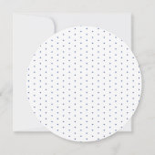 Botanischer Flora Stork Babydusche Einladung (Rückseite)