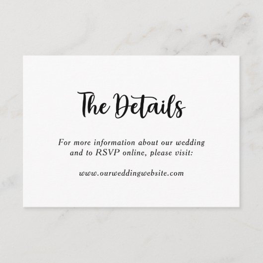 Botanischer floraler Fun Monogram Wedelname Begleitkarte (Vorderseite)