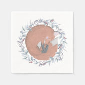 Botanischer Fox Serviette (Vorderseite)