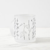 Botanischer Frost Mattglastasse (Vorderseite Links)