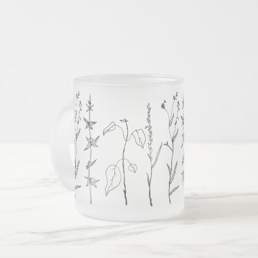 Botanischer Frost Mattglastasse (Vorderseite Links)