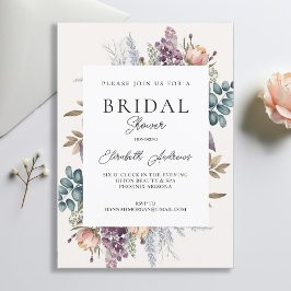 Botanischer Frühling Einladung