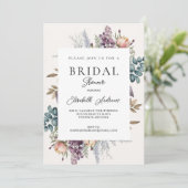 Botanischer Frühling Einladung (Stehend Vorderseite)