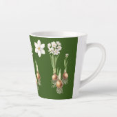 Botanischer Frühling Latte Tasse - Frühjahr Grün (Rechts)