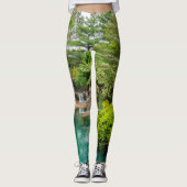 Botanischer Frühling Leggings (Vorderseite)