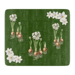 Botanischer Frühlingshauptleiter Schneidebrett