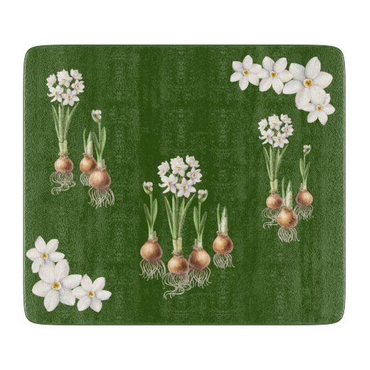 Botanischer Frühlingshauptleiter Schneidebrett (Vorderseite)