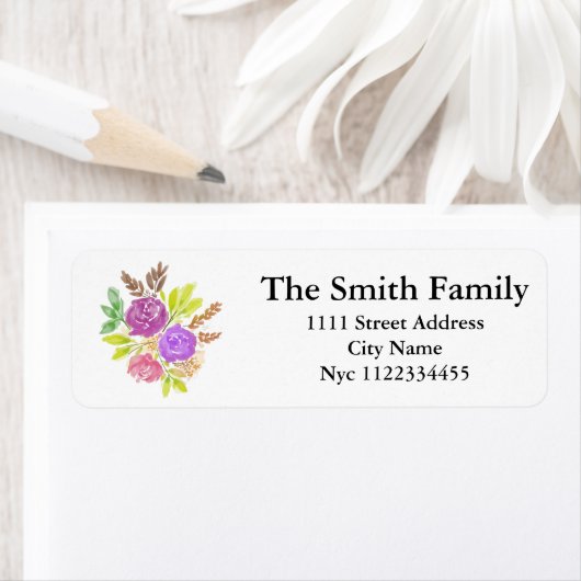 Botanischer Frühlingsromane Wasserfarbe (Insitu)