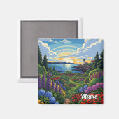 Botanischer Garten an der Küste Magnet (Vorderseite/Rückseite)