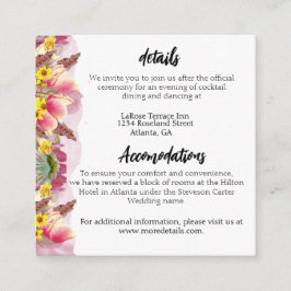 Botanischer Garten Begleitkarte