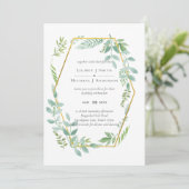 Botanischer Garten Blätter Grüne Hochzeit (Stehend Vorderseite)