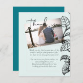 Botanischer Garten Blätter Hochzeit (Vorne/Hinten)