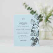 Botanischer Garten Blätter Hochzeit (Stehend Vorderseite)