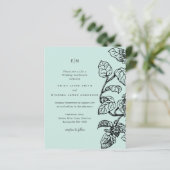 Botanischer Garten Blätter Hochzeit (Stehend Vorderseite)