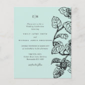 Botanischer Garten Blätter Hochzeit (Vorderseite)