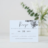 Botanischer Garten Blätter Hochzeit Postkarte (Stehend Vorderseite)