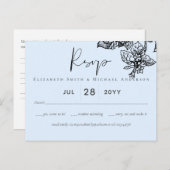 Botanischer Garten Blätter Hochzeit Postkarte (Vorne/Hinten)