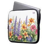 Botanischer Garten Blume Hübsch Blumenstrauß Mit M Laptopschutzhülle (Vorderseite Links)