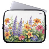 Botanischer Garten Blume Hübsch Blumenstrauß Mit M Laptopschutzhülle (Vorderseite)