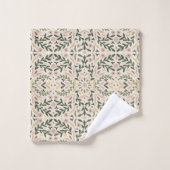 Botanischer Garten Blumenstrauß Badetuch Set (Waschlappen)