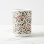 Botanischer Garten Blumiger Becher Kaffeetasse (Mittel)