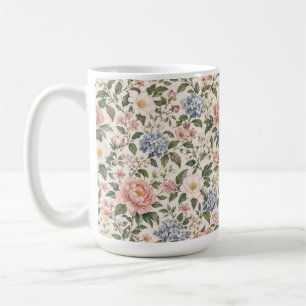 Botanischer Garten Blumiger Becher Kaffeetasse