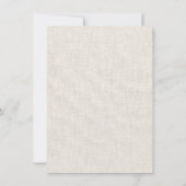 Botanischer Garten Boho Hochzeit von einfachen Wil Einladung (Rückseite)