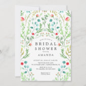 Botanischer Garten Brautdusche Einladung (Vorderseite)