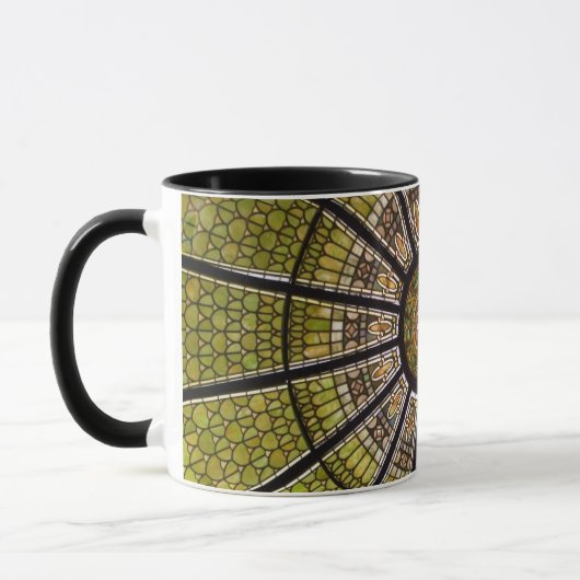 Botanischer Garten Daniels Stowe - Buntglas Tasse (Links)
