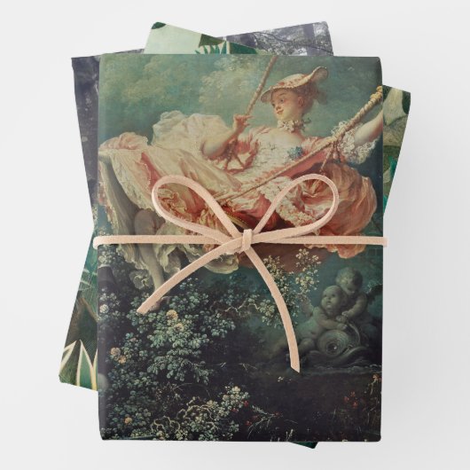 Botanischer Garten Decoupage Schweres Gewicht 3 Se Geschenkpapier Set (Beispiel)